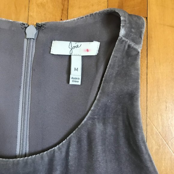 Joie Brighton Grey Velvet Racerback Tank - Picture 3 of 5